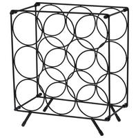 Weinregal schwarz Eisen B/H/L: ca. 32,5x3,5x37 cm Weinregal - schwarz (37,00/32,50/3,50cm)