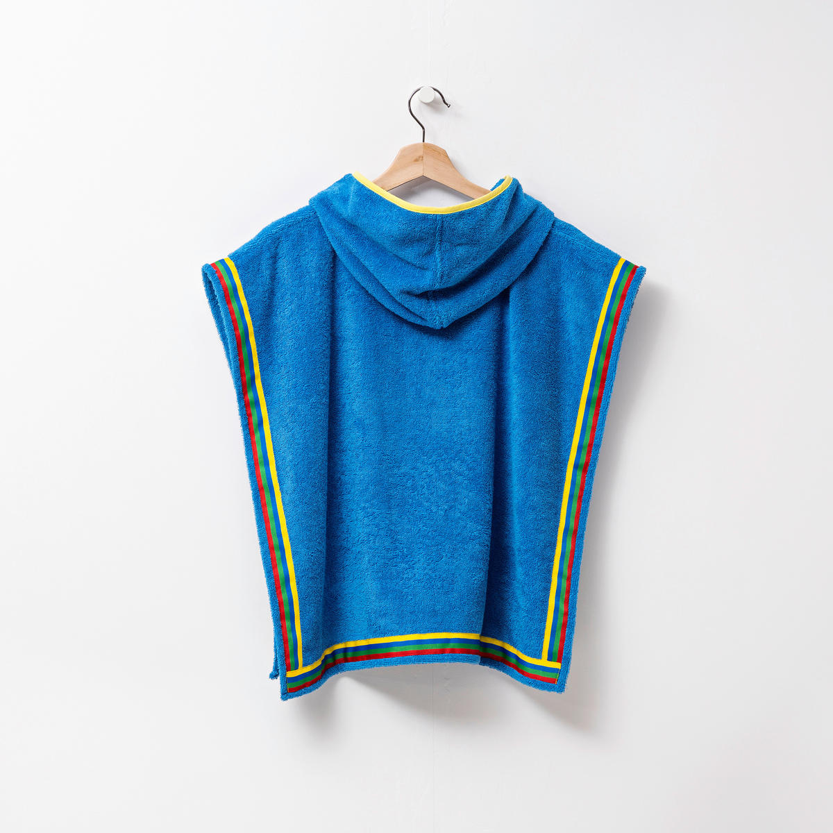 Kinder-Badeponcho blau Baumwolle B/L: ca. 65x65 cm Kinder-Badeponcho - blau (65,00/65,00cm) - BENETTON