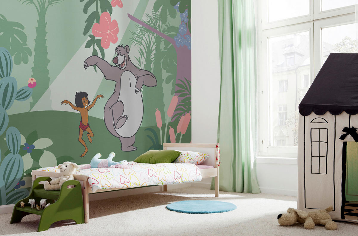 Komar Fototapete Jungle Book Just Kidding B/L: ca. 300x250 cm Jungle Book Just Kidding - (300,00/250,00cm) - Komar