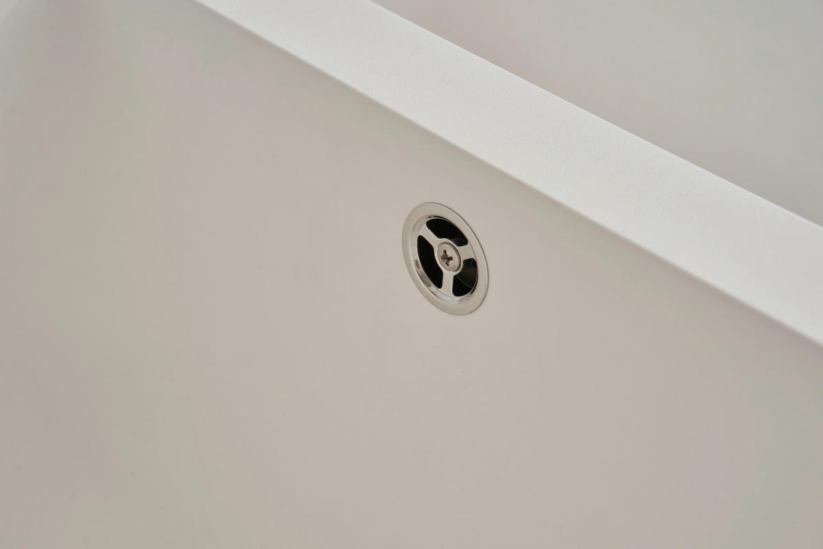 Respekta Einbauspüle Denver 1,5  100 x 50 W weiß Mineralite B/H/T: ca. 100x20x50 cm Denver 1,5  100 x 50 W - weiß (100,00/20,00/50,00cm) - Respekta