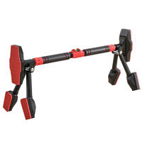 SPORTNOW Klimmzugstange rot Metall B/H/L: ca. 7,5x15x98 cm Klimmzugstange - rot/schwarz (98,00/7,50/15,00cm) - SPORTNOW