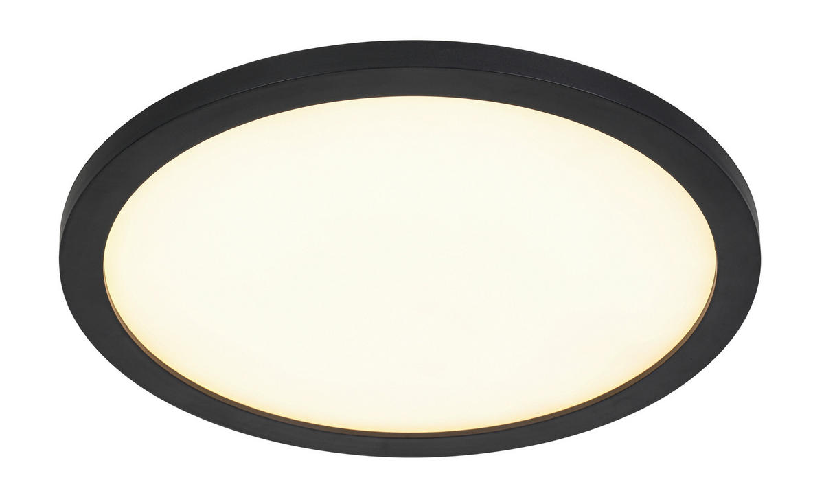 Nolo LED-Deckenpaneel Aria schwarz Kunststoff H/D: ca. 5x30 cm Aria - schwarz (30,00/5,00cm) - Nolo