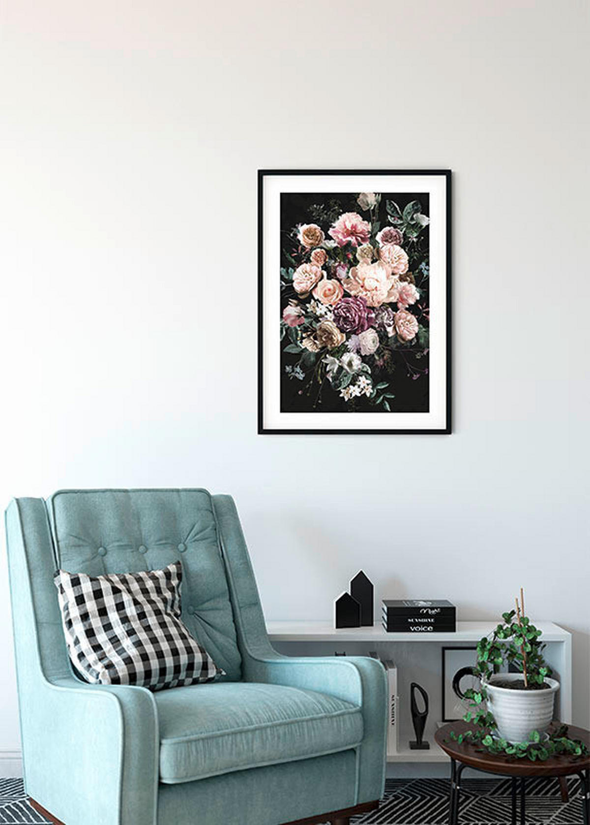 Komar Poster Charming Bouquet Blumen B/L: ca. 30x40 cm Charming Bouquet - (30,00/40,00cm) - Komar