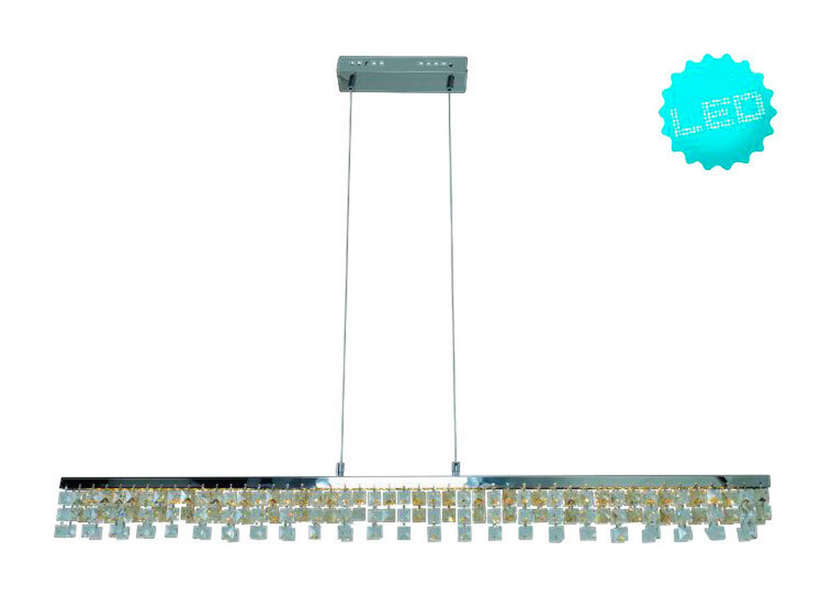 Näve Leuchten LED Pendelleuchte NV7049742 Diamonds - Chrom/glasklar (8,00/120,00cm) - Näve Leuchten