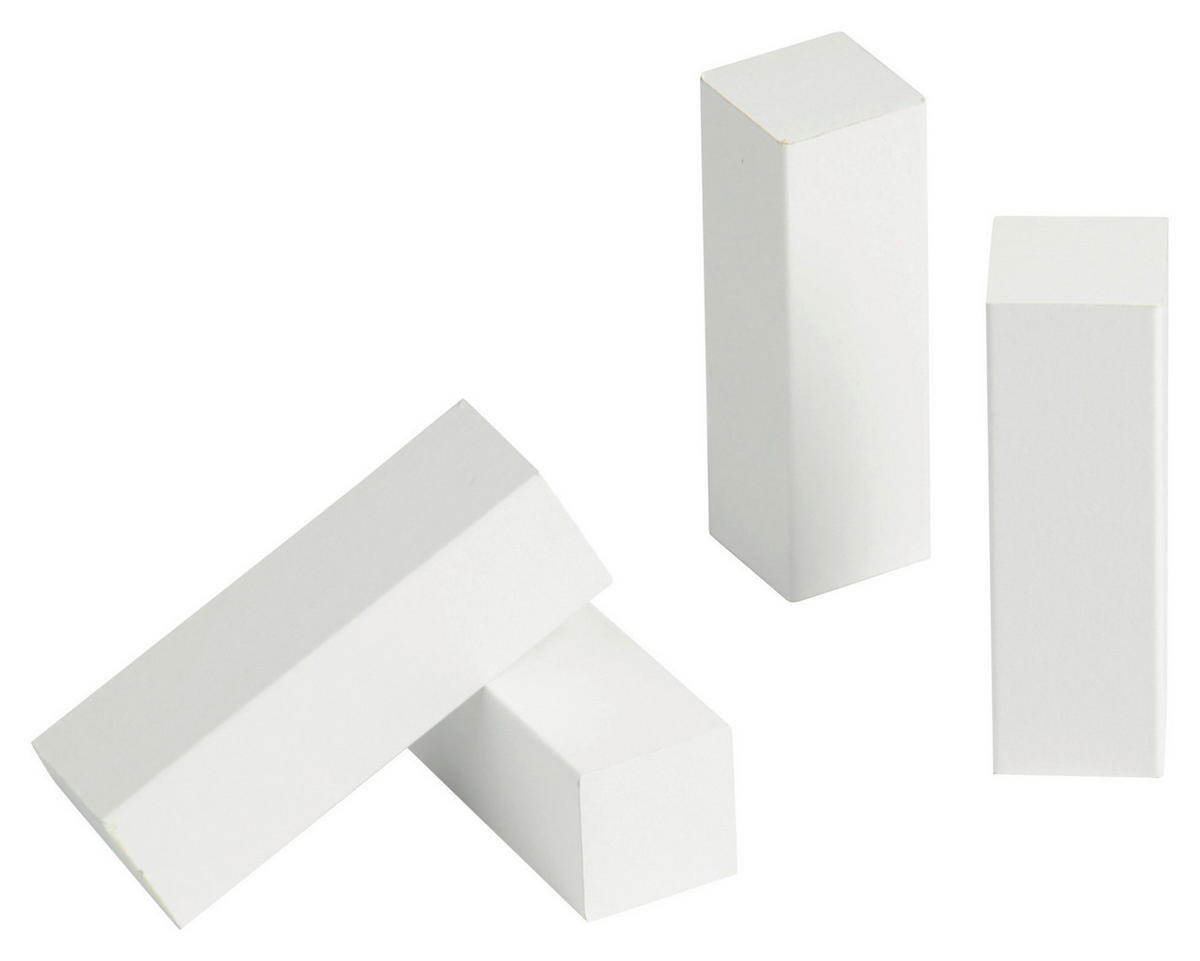 Eckstäbchen weiß L/B/H: ca. 1,9x1,9x5,9 cm Eckstäbchen 60mm 0026 weiß - weiß (1,90/1,90/5,90cm)