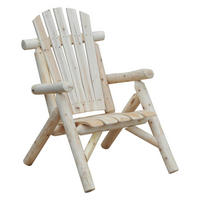 Outsunny Gartenstuhl Gartenstuhl - natur (83,00/68,00/101,00cm) - Outsunny