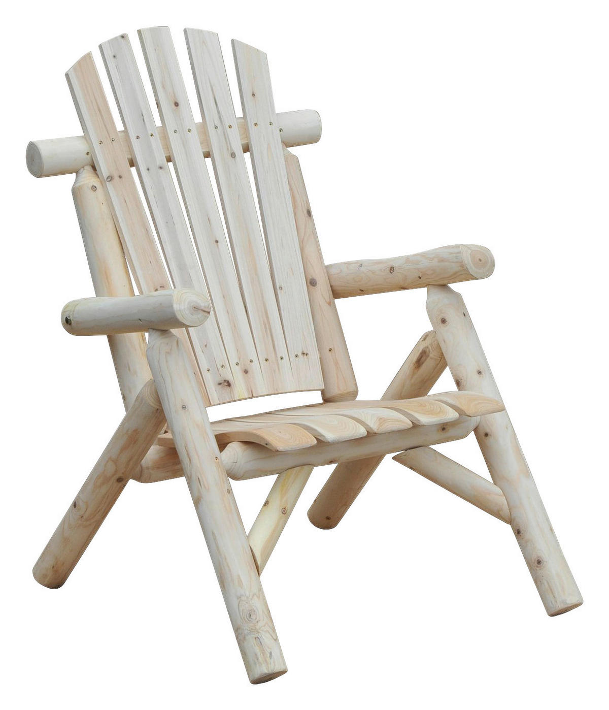 Outsunny Gartenstuhl Gartenstuhl - natur (83,00/68,00/101,00cm) - Outsunny