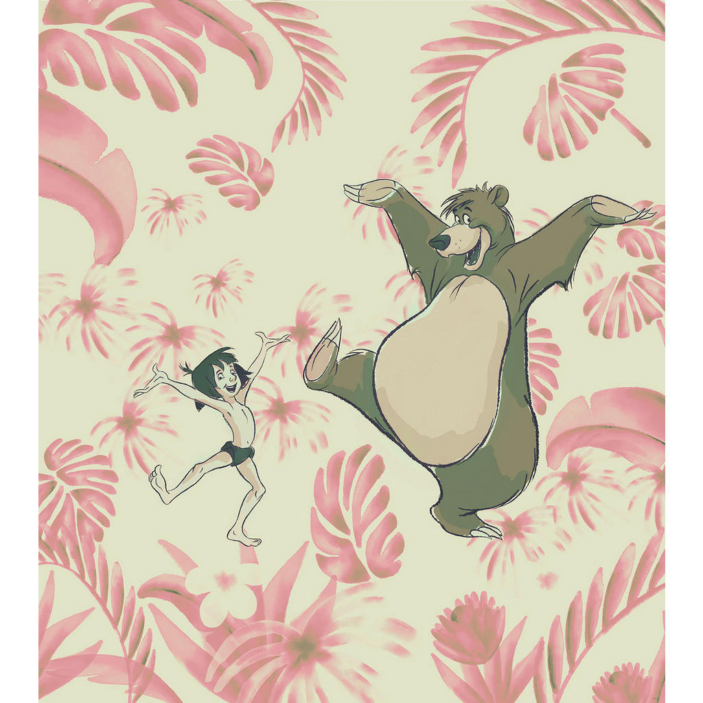 Komar Fototapete Dance the Jungle, glatt, Comic, mehrfarbig, (Packung)