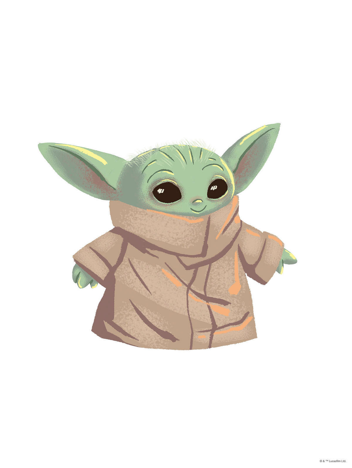 Komar Poster Mandalorian The Child Cutie Disney B/L: ca. 30x40 cm Mandalorian The Child Cutie - (30,00/40,00cm) - Komar