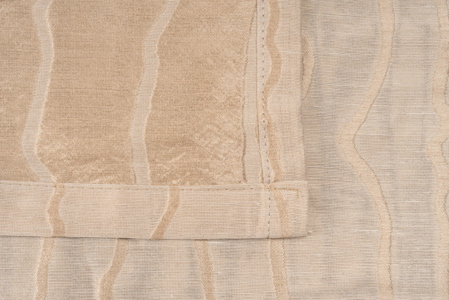 Ösenvorhang STREAM sand B/L: ca. 135x245 cm STREAM - sand (135,00/245,00cm)