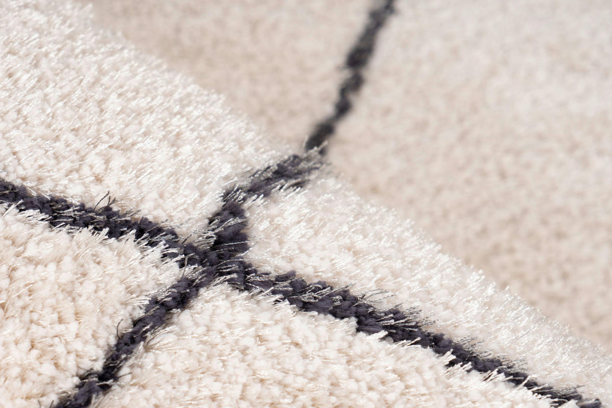 360Living Teppich elfenbein B/L: ca. 80x150 cm Teppich_Orlando 500 80 x 150cm - elfenbein (80,00/150,00cm) - 360Living