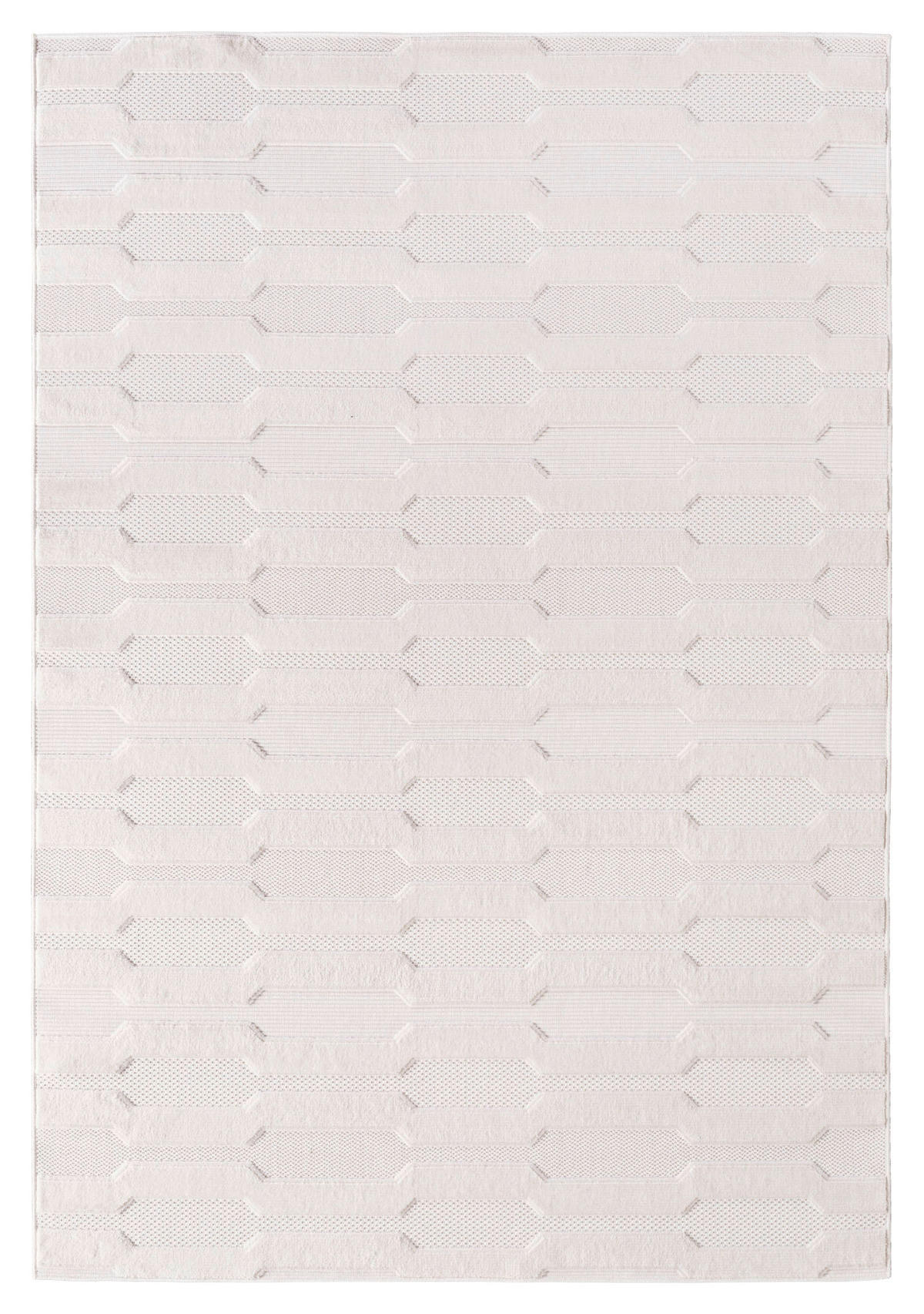 Ayyildiz Kurzflorteppich DOHA creme B/L: ca. 160x230 cm DOHA - creme (160,00/230,00cm) - Ayyildiz