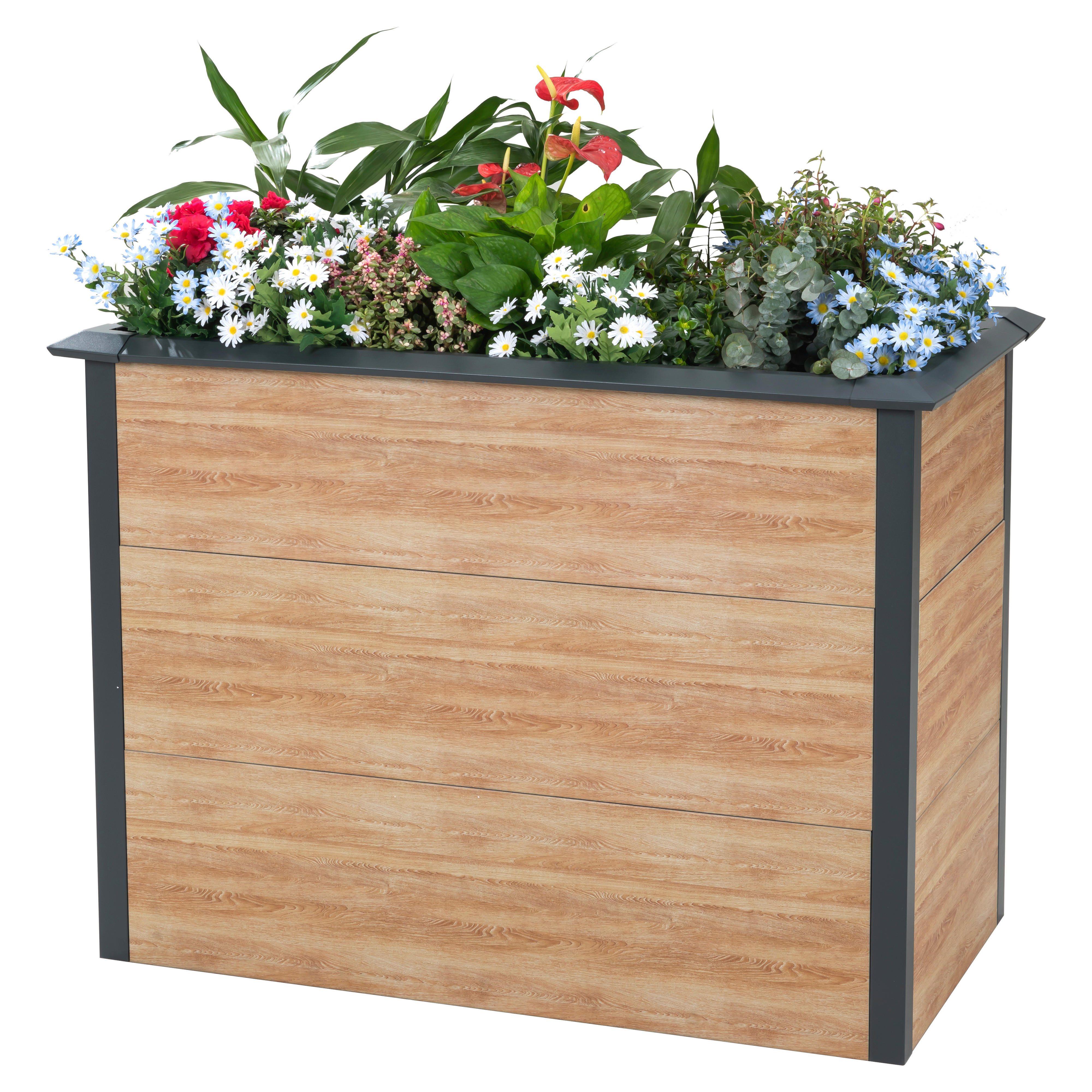 Westmann Hochbeet Primus-Multi M natur Metall B/H/L: ca. 100x77x50 cm Primus-Multi M - natur (50,00/100,00/77,00cm) - Westmann