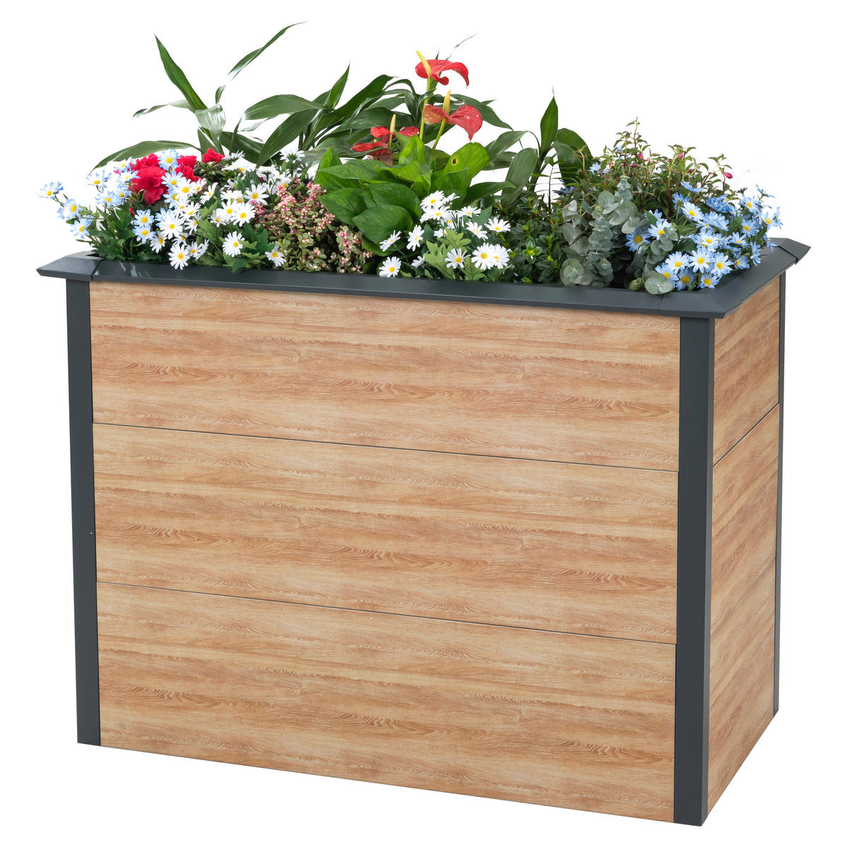 Westmann Hochbeet Primus-Multi M natur Metall B/H/L: ca. 100x77x50 cm Primus-Multi M - natur (50,00/100,00/77,00cm) - Westmann
