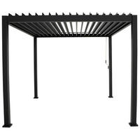Mirador Pergola Deluxe anthrazit Aluminium B/H/L: ca. 300x250x300 cm Deluxe - anthrazit (300,00/300,00/250,00cm) - Mirador