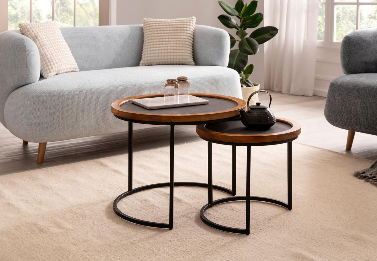 Couchtisch  B/H/T: ca. 60x46x60 cm Couchtisch - (60,00/46,00/60,00cm) - Wohnling