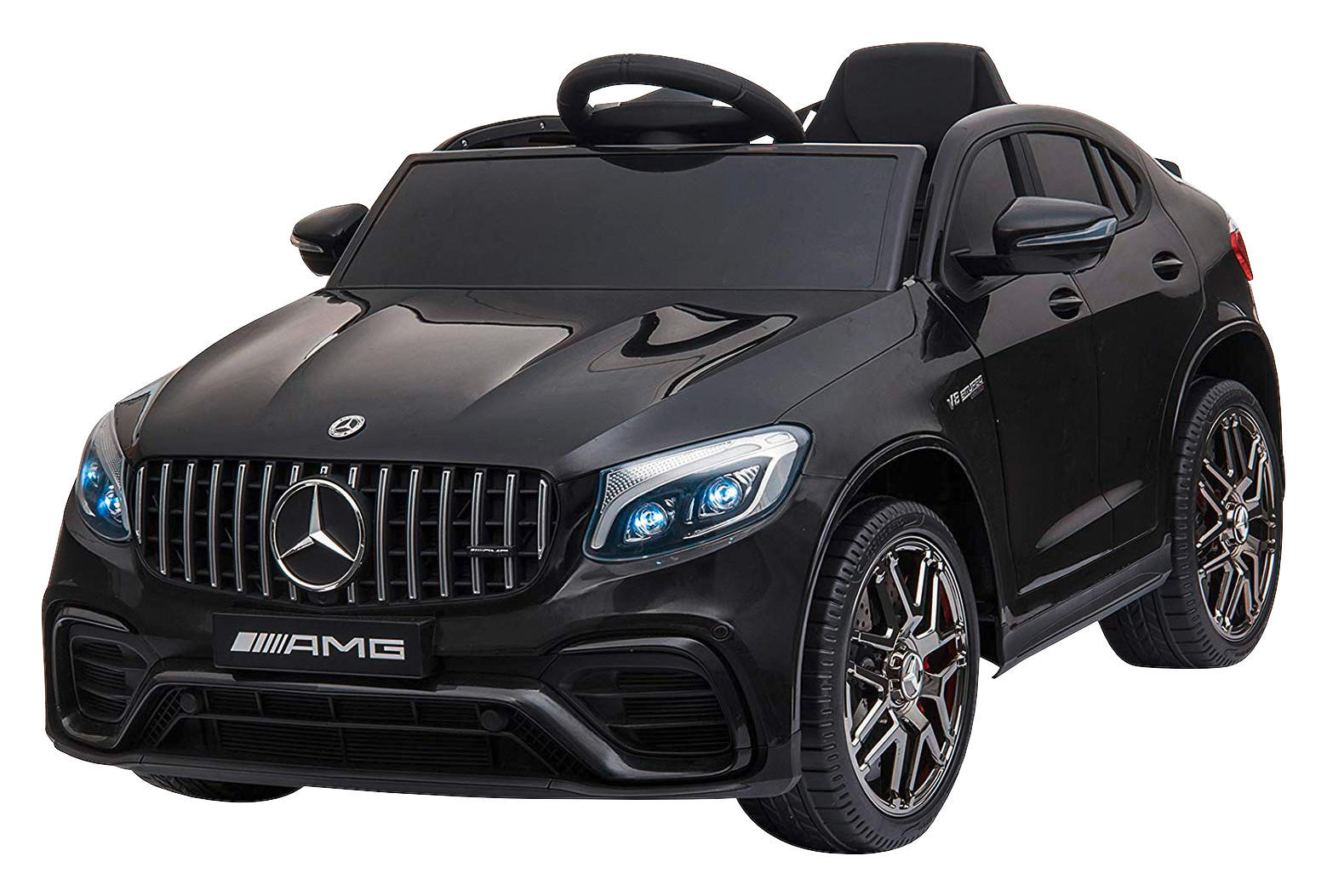 HOMCOM Elektroauto AMG GLC schwarz B/H/L: ca. 70x55x115 cm AMG GLC - schwarz (115,00/70,00/55,00cm) - HOMCOM
