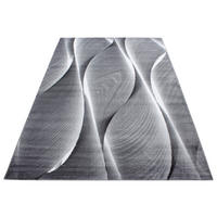 Ayyildiz Teppich PARMA schwarz B/L: ca. 80x300 cm PARMA - schwarz (80,00/300,00cm) - Ayyildiz