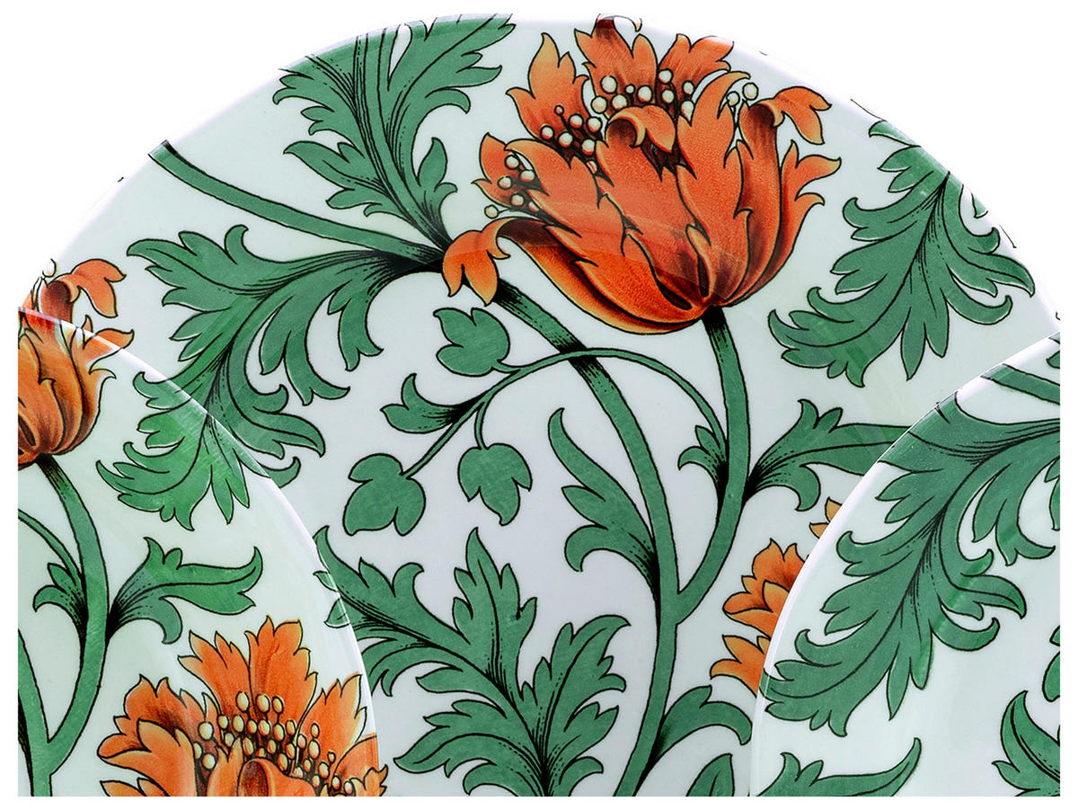 CreaTable Kombiservice Florentina grün Steingut 12 tlg. Florentina - grün (30,00/30,00/25,00cm) - CreaTable