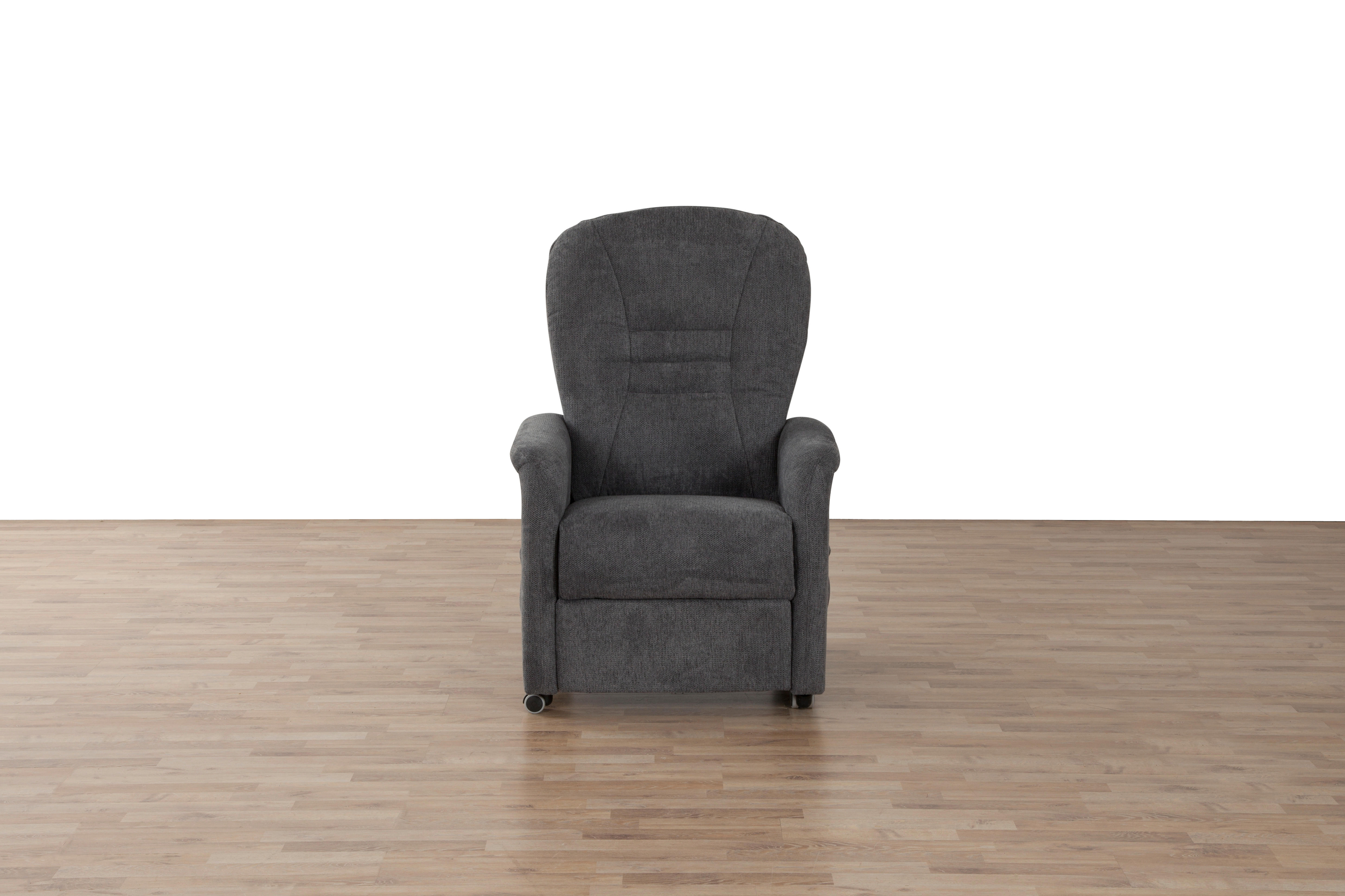 TV-Sessel Uno dunkelgrau Microfaser B/H/T: ca. 78x114x88 cm Uno - schwarz/dunkelgrau (78,00/114,00/88,00cm)