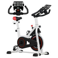 HOMCOM Ergometer schwarz Stahl B/H/L: ca. 53x114x103 cm Ergometer - weiß/schwarz (103,00/53,00/114,00cm) - HOMCOM
