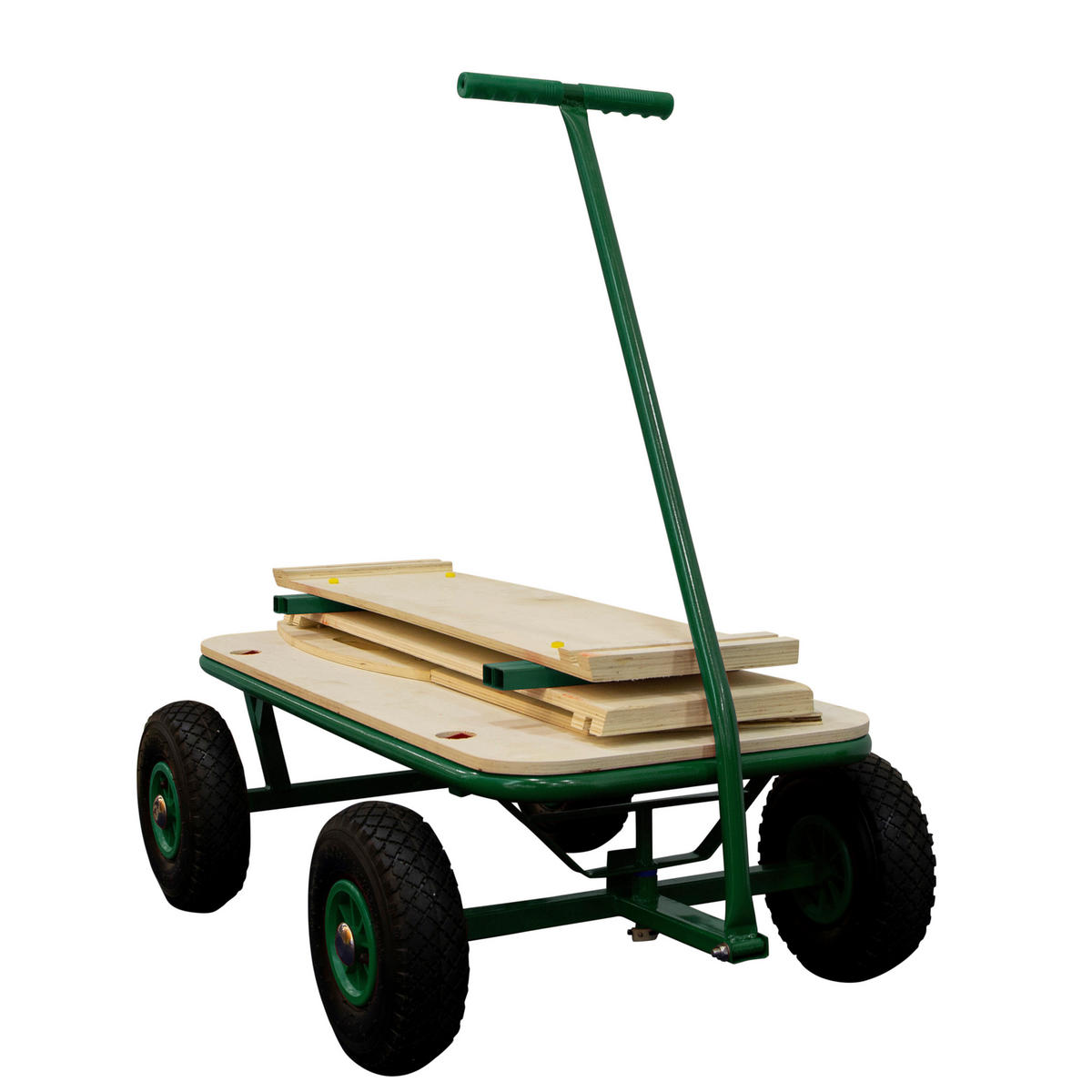 Sunny Bollerwagen Billy Beach grün B/H/L: ca. 61x97x95 cm Billy Beach - natur/grün (95,00/61,00/97,00cm) - Sunny