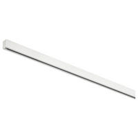 Gardinenschiene smart weiß Metall L: ca. 120 cm 1.0 Läufe smart - weiß (120,00cm) - ondeco