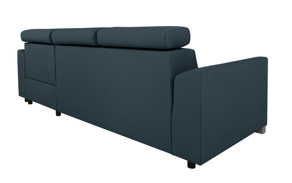 Ecksofa Evia anthrazit Microfaser B/H/T: ca. 243x85x186 cm Evia - anthrazit/silber (243,00/85,00/186,00cm)