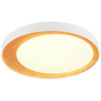 Reality LED-Deckenleuchte weiß gold Kunststoff H/D: ca. 8x45 cm LED-Deckenleuchte_Aleta - gold/weiß (45,00/8,00cm) - Reality