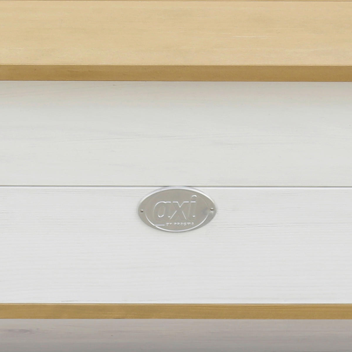 AXI Aufbewahrungsbank braun Holz B/H/L: ca. 116x84x37 cm Aufbewahrungsbank - braun/weiß (37,00/116,00/84,00cm) - AXI