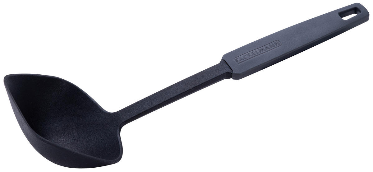Fackelmann Schöpflöffel schwarz Kunststoff L: ca. 32 cm Schöpflöffel - schwarz (32,00cm) - Fackelmann