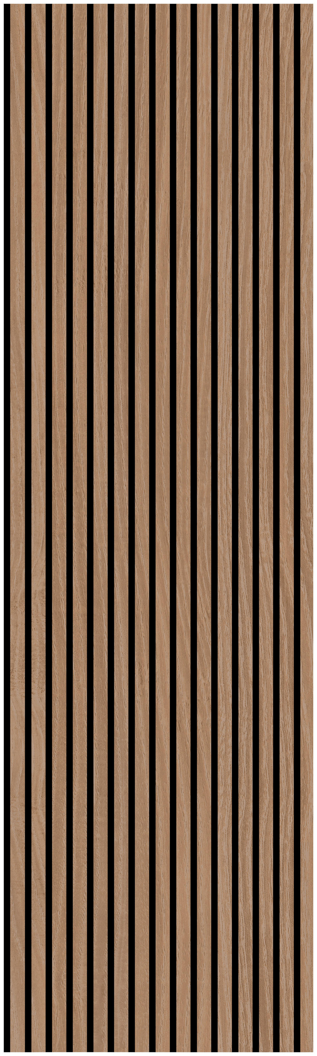 Wand-und Akustikpaneel braun L/B/H: ca. 244x60x1 cm pro Stück Akustikpaneel 244x60 Oiled Oak - braun (244,00/60,00/1,00cm)