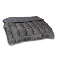 Steppbett Bettdecke_Cashmere-Touch anthrazit - anthrazit (135,00/200,00cm)