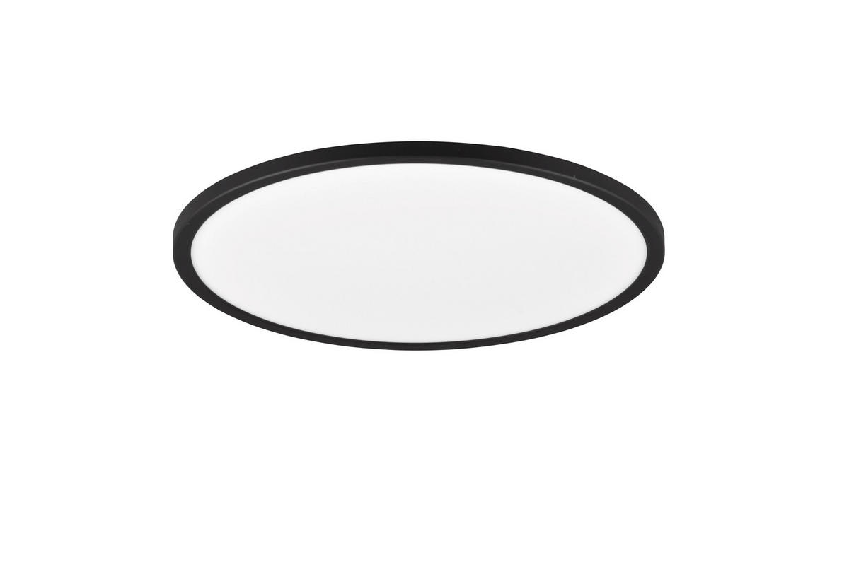 Reality LED-Deckenleuchte schwarz Kunststoff H/D: ca. 2,5x40 cm LED-Deckenleuchte_Aureo - schwarz (40,00/2,50cm) - Reality