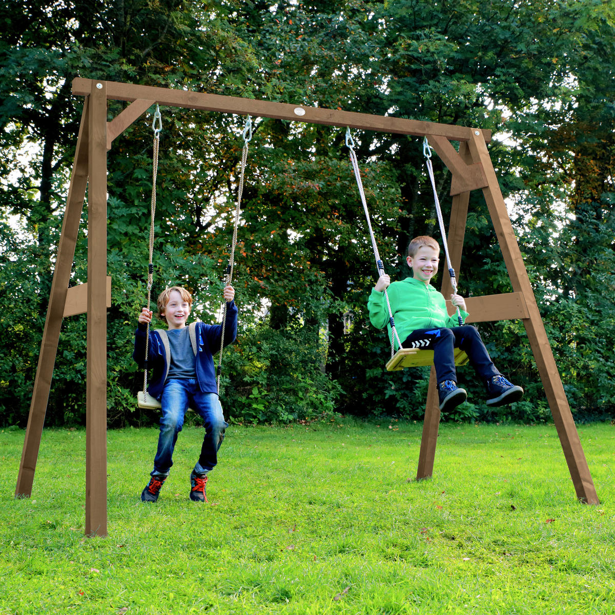 AXI Schaukel 4in1 SportsFun braun B/H/L: ca. 254x207x160 cm SportsFun - braun (160,00/254,00/207,00cm) - AXI