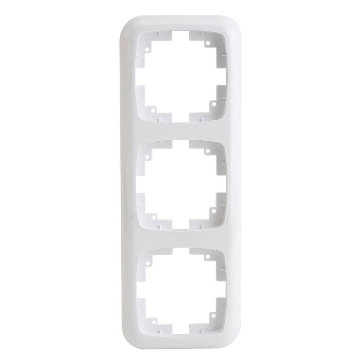 UniTec Abdeckrahmen weiß Abdeckrahmen_3fach_Roma - weiß - UniTec