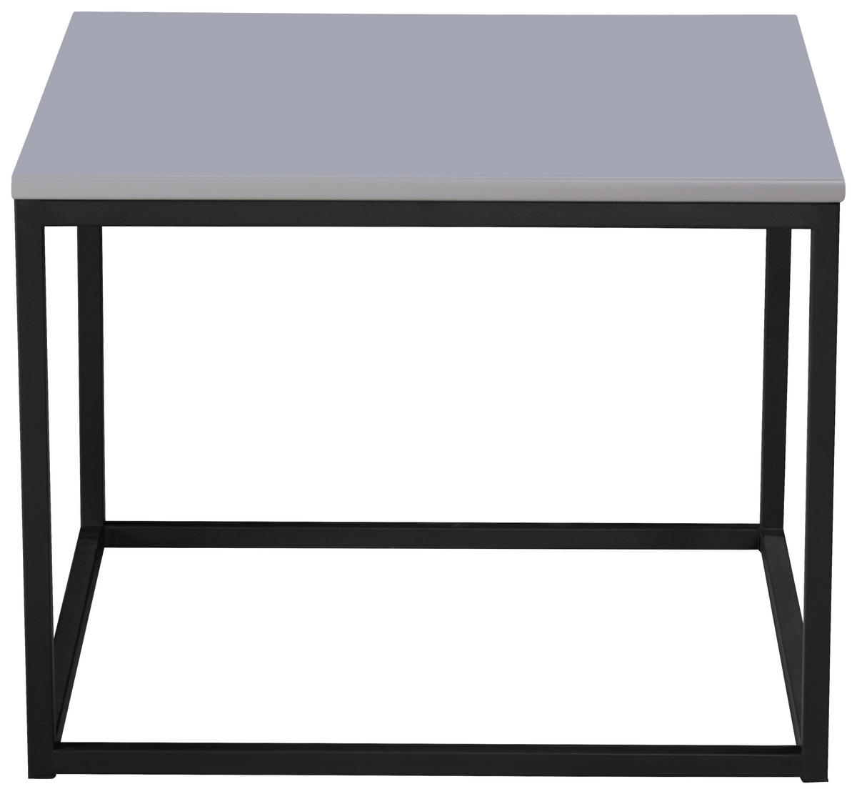 Couchtisch Samy 2 grau MDF B/H/T: ca. 60x46x60 cm Samy 2 - schwarz/grau (60,00/46,00/60,00cm)