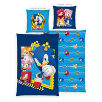 Bettwäsche Renforce Bettwäsche Sonic - bunt - Sonic