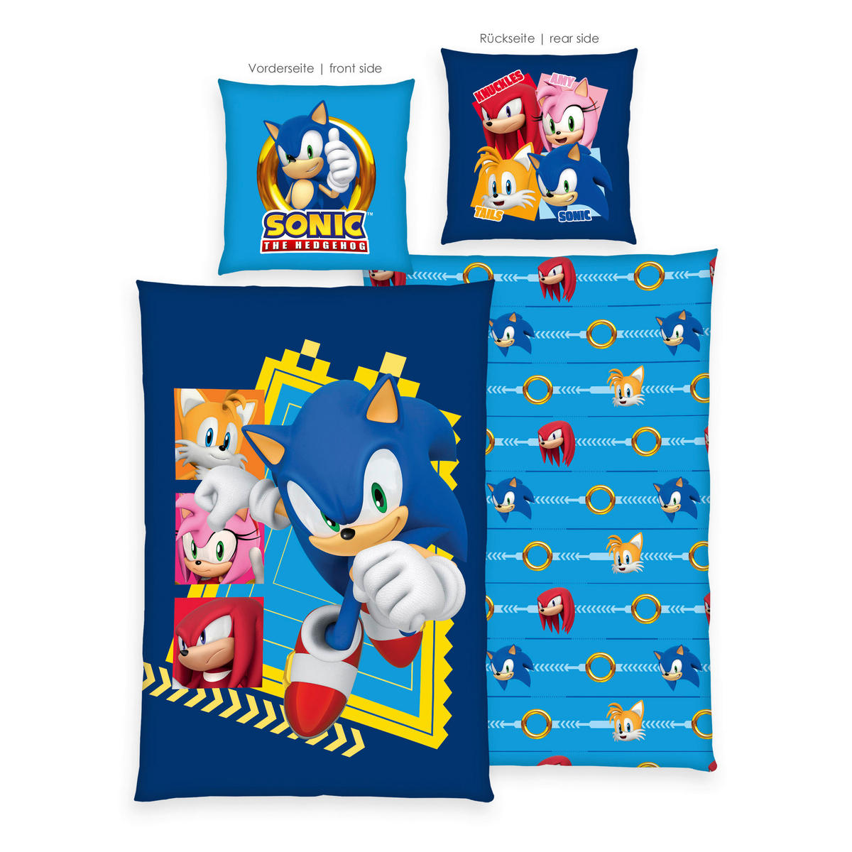 Bettwäsche Renforce Bettwäsche Sonic - bunt - Sonic