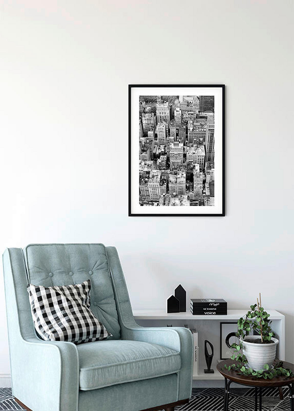 Komar Poster Roof Top Stadt B/L: ca. 30x40 cm Roof Top - (30,00/40,00cm) - Komar