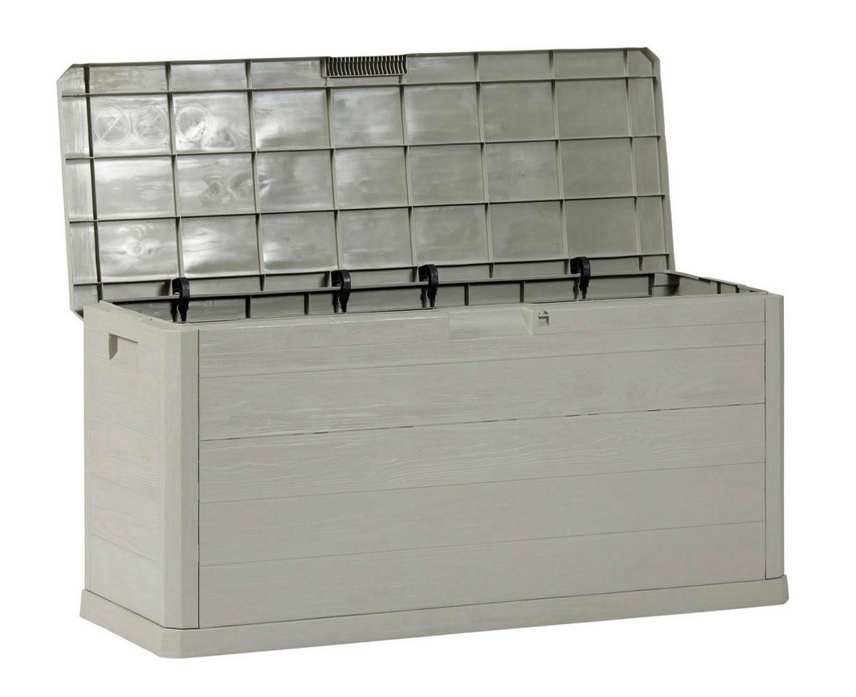 Toomax Aufbewahrungsbox Woodys grau Kunststoff B/H/L: ca. 56x45x117 cm Woodys - grau (117,00/56,00/45,00cm) - Toomax