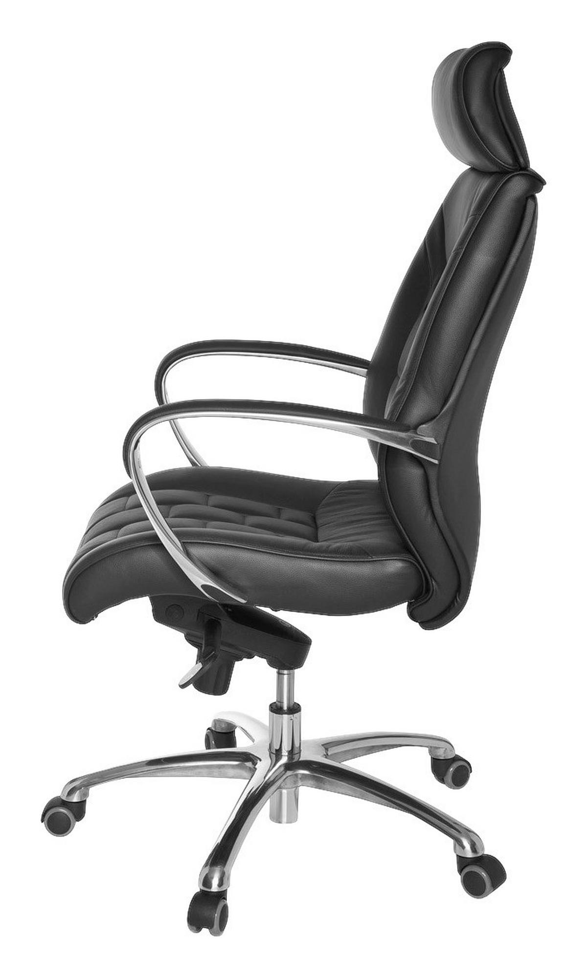 Drehstuhl schwarz Bürostuhl - schwarz (66,00/128,00/62,00cm) - Amstyle