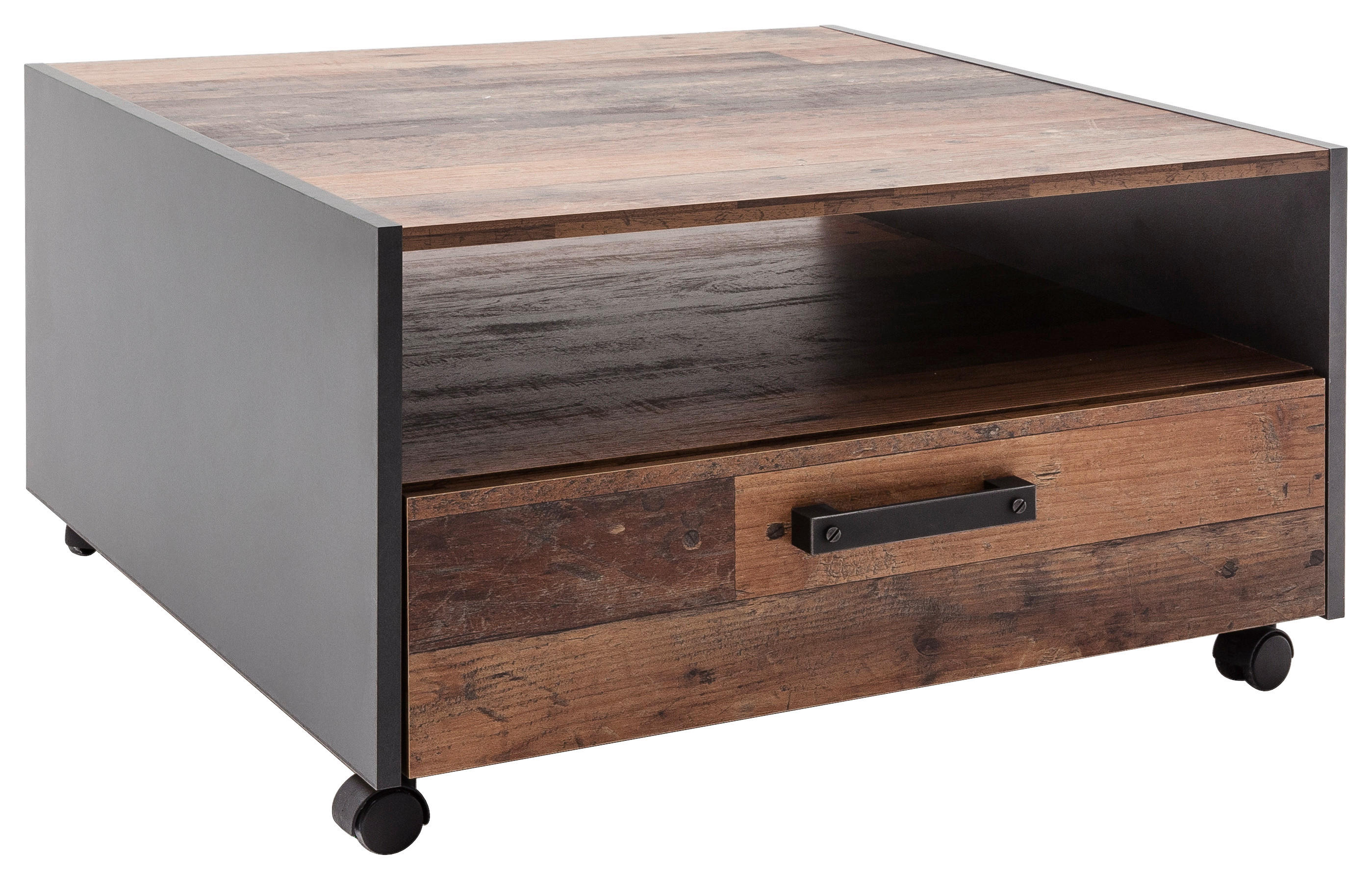 Couchtisch Universal Old Wood Nachbildung B/H/T: ca. 70x40x70 cm Universal - (70,00/40,00/70,00cm) - Trendteam