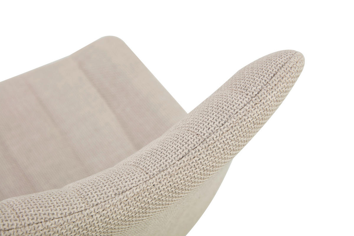 Stuhl LOTTA, 2er Set creme schwarz Webstoff B/H/T: ca. 53x86x59 cm LOTTA, 2er Set - creme/schwarz (53,00/86,00/59,00cm) - xonox.home