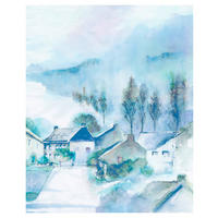 Komar Fototapete Hamlet Landschaft B/L: ca. 200x250 cm Hamlet - (200,00/250,00cm) - Komar