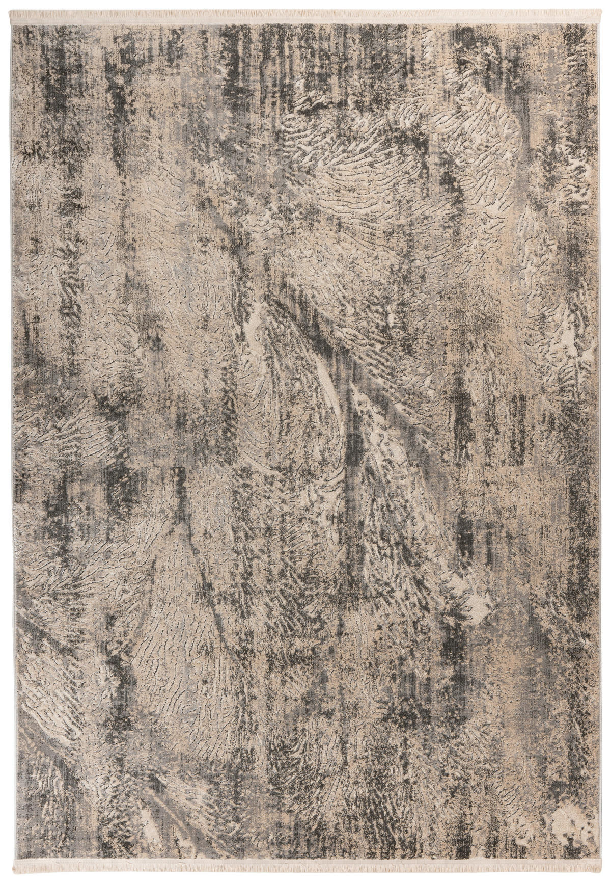 Kayoom Kurzflorteppich Adela 525 grau B/H/L: ca. 120x1,3x170 cm Adela 525 - grau (170,00/120,00/1,30cm) - Kayoom