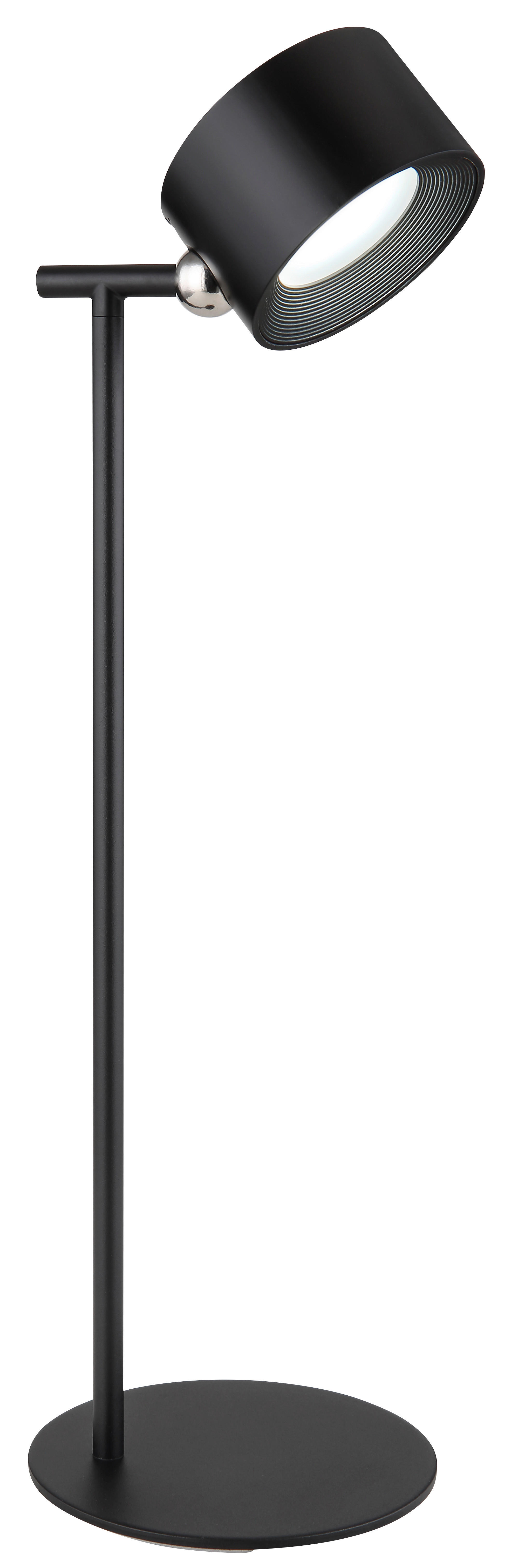 GLOBO LED-Tischleuchte schwarz Kunststoff Metall B/H/T: ca. 12x35x13 cm JORJE - schwarz (12,00/35,00/13,00cm) - GLOBO