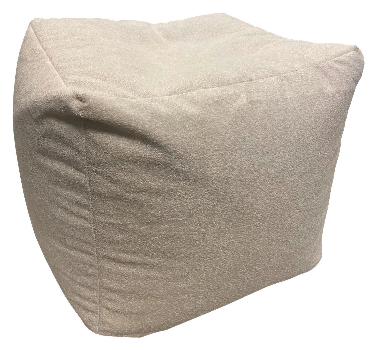 Hocker beige Nylon B/H/T: ca. 40x40x40 cm günstig online kaufen