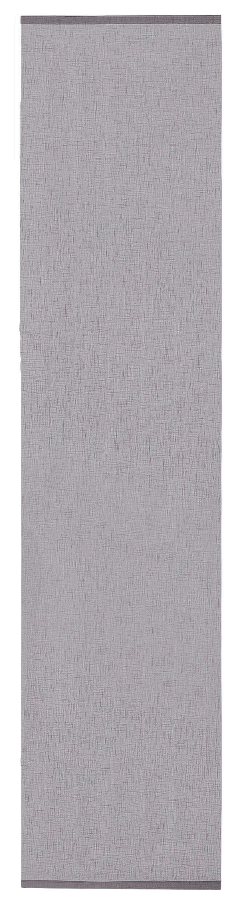Schiebevorhang grau B/L: ca. 60x245 cm Schiebevorhang_uni - grau (60,00/245,00cm) - Happy Home