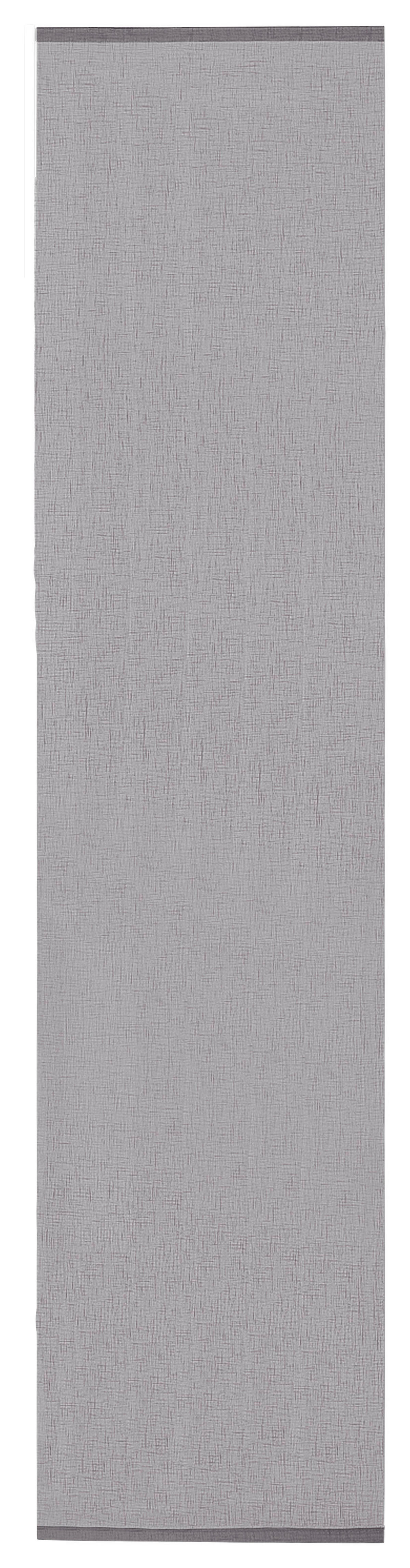 Schiebevorhang grau B/L: ca. 60x245 cm Schiebevorhang_uni - grau (60,00/245,00cm) - Happy Home